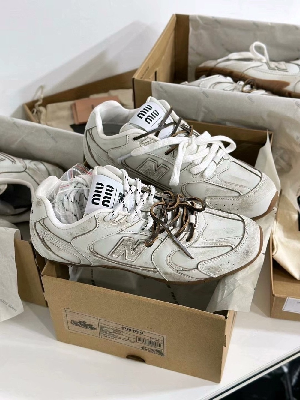 NWB Miu Miu x New Balance 530 SL Sneakers